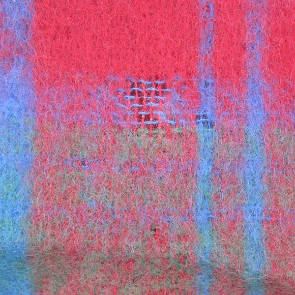 Vintage Moffat Woollens Scotland plaid Blanket - Picture 7 of 9